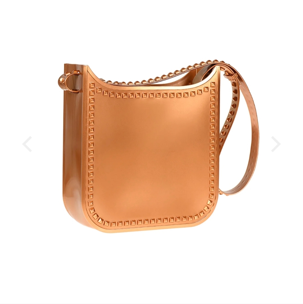 Like New.! Carmen Sol Rose Gold Crossbody Bag